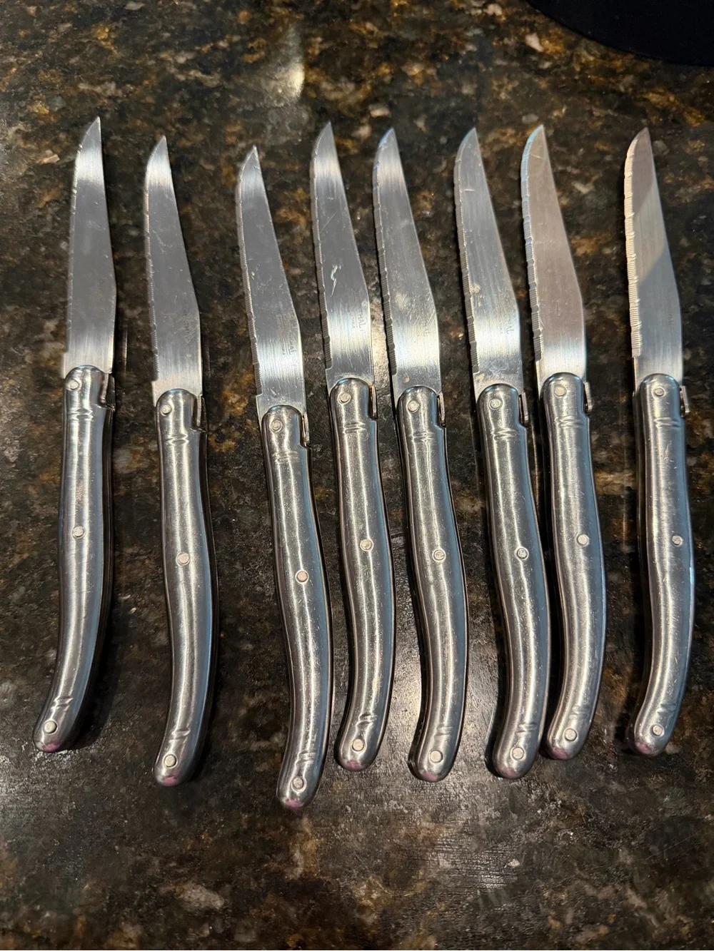 Barenthal Laguiole Stainless Steel Steak Knives - Set of 8